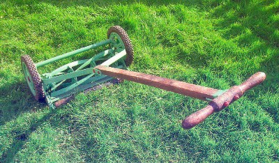 The Eclipse "Lady" sidewheel mower.