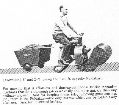British Anzani Lawnrider Advert From 1964