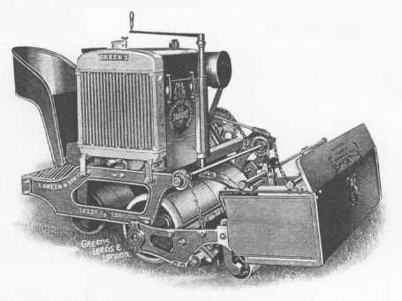 This Greens motor mower from 1938 is one of the largest ever made by the company.