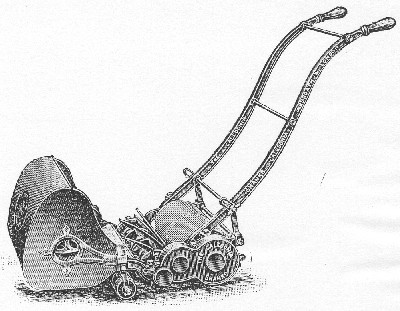 Shanks Caledonia hand mower, gear drive version.