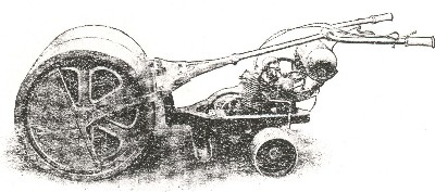 The Rendle Mower Pusher could also be used to push garden rollers.