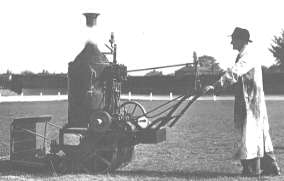 The Leyland steam mower was a very large machine.