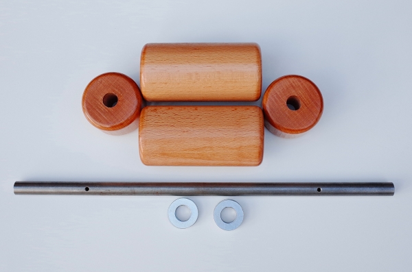 New front rollers and stainless steel rod