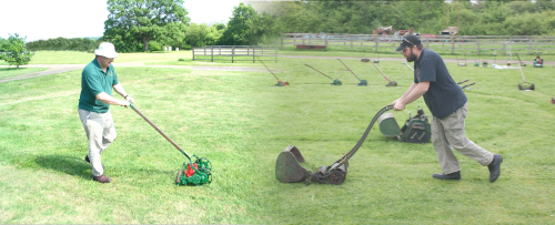 Old lawnmowers