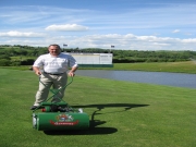 Golf Courses Director at Celtic Manor on the 2010 Ryder Cup Course Jim Used a mower like this when he was a trainee greenkeeper in the 1960s He has fond memories of using it.
